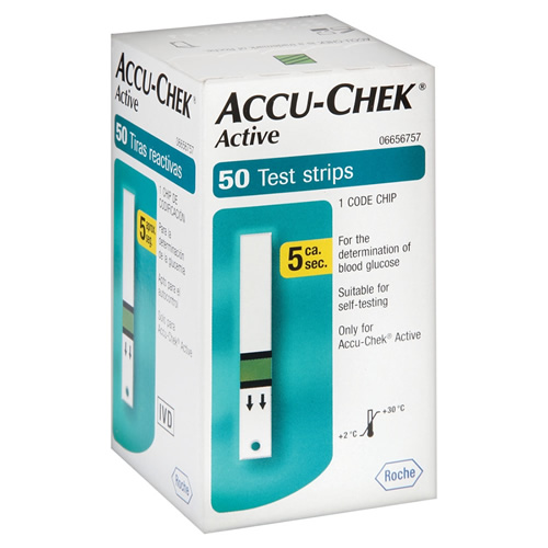 نوار تست قند خون اکیو چک اکتیو Accu-Chek Active